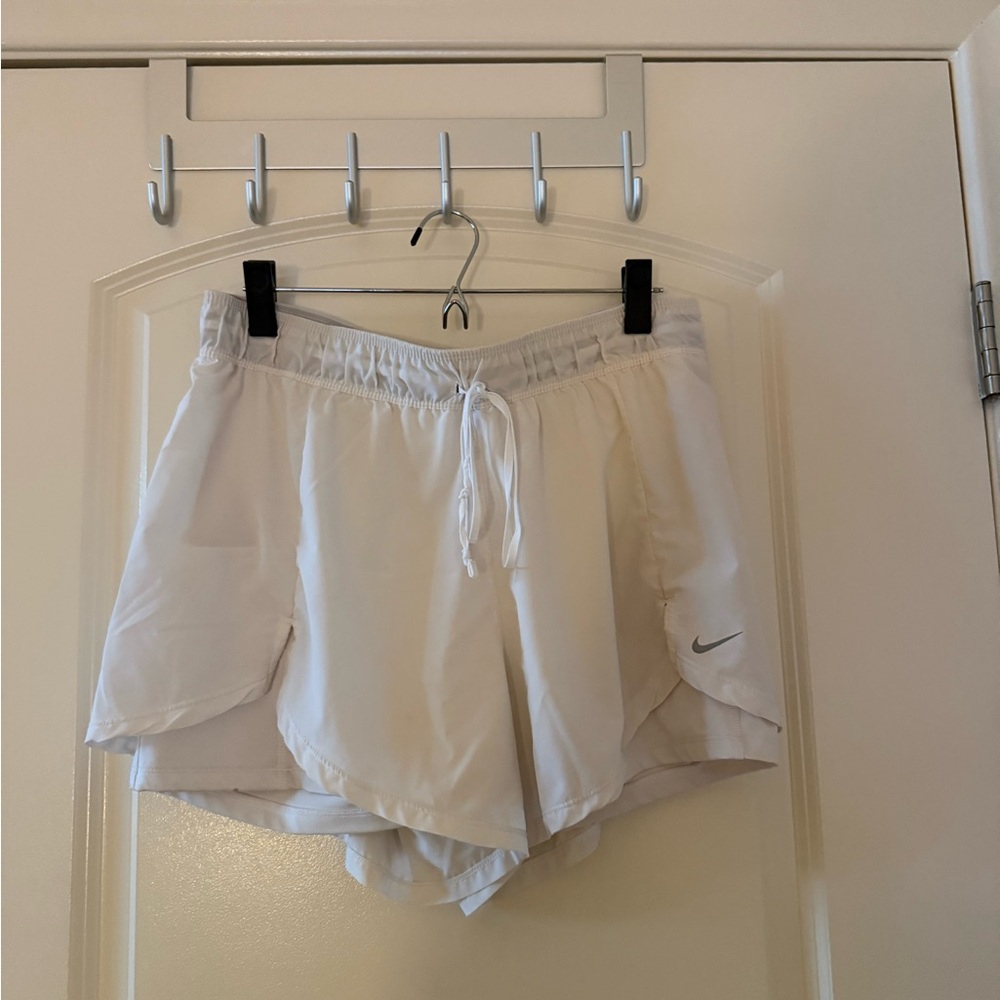 Nike Women's Athletic White Shorts